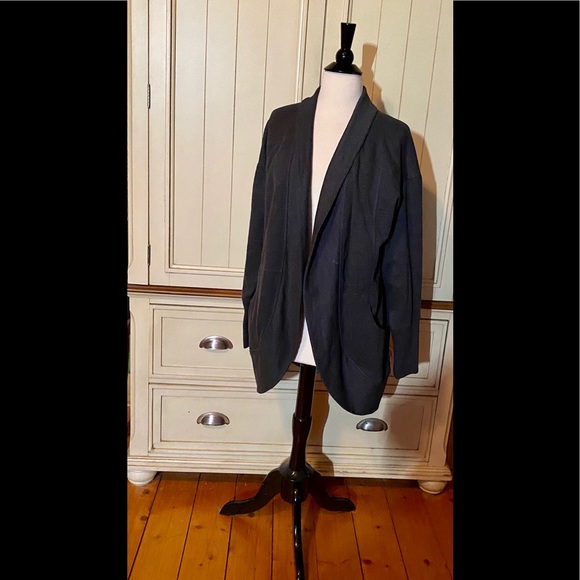 eddie bauer camp fleece wrap cardigan